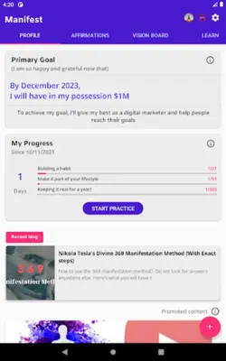Law of Attraction Manifest app android App screenshot 10